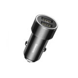 Автомобильное зарядное Baseus Small Screw 3.4A Dual-USB Black CAXLD-C01