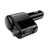 Автомобильное зарядное c FM модулятором Baseus Locomotive MP3 Vehicle Charger Black CCALL-RH01