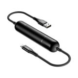 Внешний аккумулятор+кабель(2в1) Baseus Energy Two-in-one Power Bank Cable Black CALXU-01