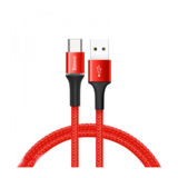 Кабель USB 2.0 Micro - 0.5 м Baseus cafule Cable USB 2.4A Red+Red CAMKLF-A09