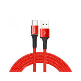 Кабель USB Type-C - 2.0 м Baseus halo data cable USB For Type-C 2A 2m Red CATGH-C09