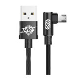 Кабель USB 2.0 Micro - 1.0 м Baseus MVP Elbow Type Cable USB For Micro 2A 1M Black CAMMVP-A01
