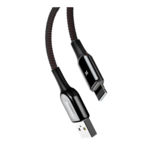 Кабель USB 2.0 Lightning - 0.5 м Baseus X-type Light Cable For Lightning 2.4A 0.5M Black CALXD-A01