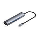 Хаб-юсб Baseus mechanical eye Six-in-one smart HUB docking station CAHUB-J0G