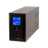 ИБП LPM-L1550VA, LCD дисплей, 3 евророзетки, 3 ступ. AVR, 2x9Ач12В, металлический корпус, Черный цвет(1085Вт)