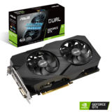 Видеокарта Asus GTX 1660 DUAL, GeForce GTX1660, 6GB GDDR6 (DUAL-GTX1660-6G-EVO)
