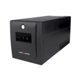 ИБП LogicPower LPM-1100VA-P, 4 евророзетки, 3 ступ. AVR, 2x7.5Ач12В, пластиковый корпус, Черный