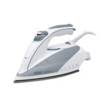 Утюг Braun TexStyle5 TS 535 TPA GY, 2000Вт, автоотключение, паровой удар 150г/мин, защита от накипи, система "капля-стоп", самоочистка, подошва Eloxal, белый/серый