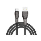 Кабель USB 2.0 Type-C - 1.2 м Hoco U52 Bright cable for Type-C black