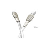 Кабель USB 2.0 Type-C - 1.2 м Hoco U52 Bright cable for Type-C silver