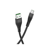 Кабель USB 2.0 Type-C - 1.2 м Hoco U53 5A Flash cable for Type-C black