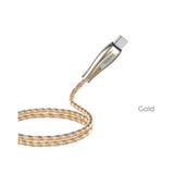 Кабель USB 2.0 Type-C - 1.2 м Hoco U56 Metal armor for Type-C gold
