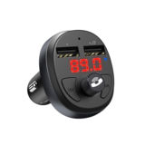 Автомобільний зарядний пристрій Hoco E41 In-car audio FM transmitter(2USB) black