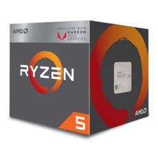  AMD AM4 Ryzen 5 4C/8T2400G YD2400C5FBBOX (3.9GHz,6MB,65W,AM4) box, with Wraith Stealth cooler and RX Vega Graphics()