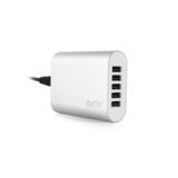 Зарядное устр-во USB 220В HQ-Tech BakTH-5UC-S Fast 5-Port USB Smart Charger, 5V/8A (40W), AC220V, Silver, алюміній