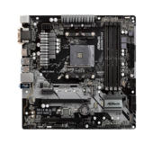 Мат.плата ASRock AM4 B450M Pro4-F , 4DDR4, VGA/DVI/HDMI, 2xM.2, 2xPCI-E 16x, 1xPCI-E 1x ,4xSATA3, ALC887, RTL8111H, 4xUSB3.1/2xUSB2.0, 1xUSB3.1 Type-C, RAID, mATX БН