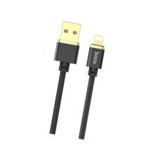  USB 2.0 Lightning - 1.2  Hoco U45 Tricyclic silicone Lightning black