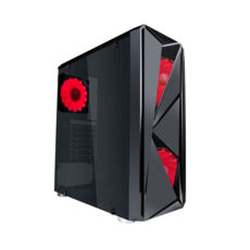  1stPlayer F4-A1 Red LED, Window, 3*120 Red LED, USB 3.0, ATX,  