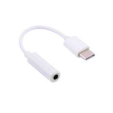  Lapara   USB Type-C Male - Audio AUX mini jack 3,5 mm Female,  (LA-Type-C-Audio-3.5 mm white)