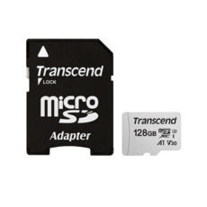   128 GB microSD Transcend Class 10 UHS-I (TS128GUSD300S-A)