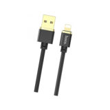 Кабель USB 2.0 Lightning - 1.2 м Hoco U45 Tricyclic silicone Lightning black