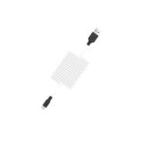Кабель USB 2.0 Micro - 1 м Hoco X21 Silicone MicroUSB black-white