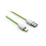 Кабель USB 2.0 Micro - 1 м Ldnio LS07 (2.1A) 1M MicroUSB green
