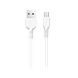Кабель USB 2.0 Micro - 2 м Hoco X1 2M MicroUSB white