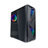 Корпус 1stPlayer F4-R1 Color LED, Window, 3*120мм Color LED, USB 3.0, ATX, без БП