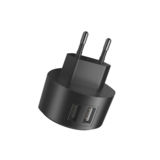 Зарядное устр-во Hoco C67A Shell (2USB 2.4A) black