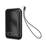 Внешний аккумулятор (Power Bank) Baseus PPXFF10W-01 Mini S Bracket 10W Wireless Charger Power bank 10000mAh 18W Black