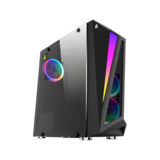Корпус 1stPlayer R5-R1 Color LED Black, Window, 3*120мм LED, USB 3.0, ATX, без БП
