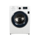 Стиральная машина фронтальная Samsung WW90J5446FW/UA, 1400 об/мин, 9кг, дисплей, инверторный привод, технология Eco Bubble, 15 программ, швг 60х85х95, белый, дверца черная