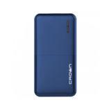 Внешний аккумулятор (Power Bank) Crown CMPB-604 Blue Ємність 10 000 mAh 2*USB 5V/2A LED Indicator (Вага 198 г Розмір 136*69*16 мм)
