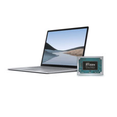  Microsoft Surface Laptop 3 (VGZ-00008)  15"  IPS  2496x1664  AMD Ryzen 5 3580U  2,1   : 8   AMD Radeon Vega 9  SSD: 256   1,54   : Windows 10 Home  : 