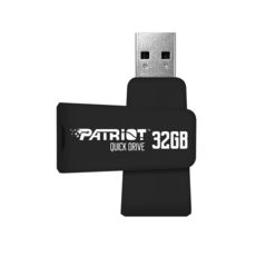 USB3.1 Flash Drive 32 Gb PATRIOT Color Quickdrives Black (PSF32GQDBK3USB)