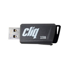 USB3.1 Flash Drive 32 Gb PATRIOT ST-Lifestyle Cliq Grey (PSF32GCL3USB)