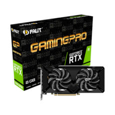  Palit GeForce RTX 2060 SUPER GamingPro , RTX 2060 Super, 8Gb DDR6, 256-bit, HDMI/3xDP, 1650/14000 MHz, 1x8-pin (NE6206S019P2-1062A)