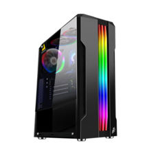  1stPlayer R3-A-R1 Color LED Black, Window, 3*120 Color LED, USB 3.0, ATX,  