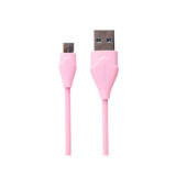Кабель USB 2.0 Micro - 1.0 м Celebrat CB-10m MicroUSB pink