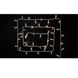 гирлянда внеш_DELUX_STRING_100LED 10m (2*5m) 20 flash тепл. белый/бел IP44 EN