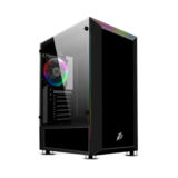 Корпус 1stPlayer H5-R1 Color LED Black, Window, 4*120мм Color LED, USB 3.0, ATX, без БП