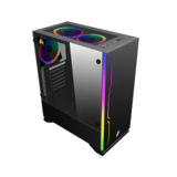 Корпус 1stPlayer B6-R1 Color LED Black, Window, 3*120мм Color LED, USB 3.0, ATX, без БП