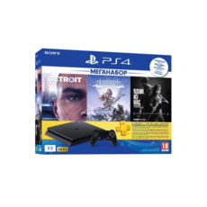   SONY PlayStation 4 1 (Horizon Zero Dawn (Complete Edition) & Detroit & The Last of Us&PS Plus)