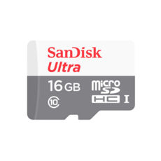   16 GB microSD SanDisk Ultra UHS-I   (80Mb/s) (SDSQUNS-016G-GN3MN) 