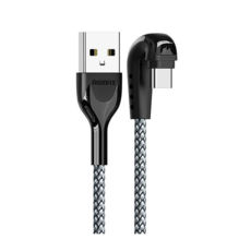 Кабель USB 2.0 Type-C - 1 м Remax Heymanba Series Gaming Cable 3.0A TypeC RC-097a silver