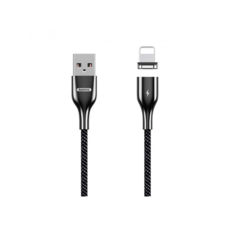  USB 2.0 Lightning - 1.0  Remax Magnetic Series Cable RC-158i Lightning black