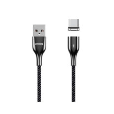 Кабель USB 2.0 Type-C - 1 м Remax Magnetic Series Cable RC-158a Type-C black