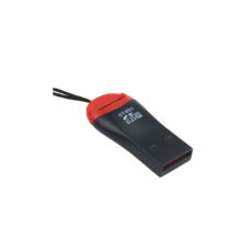 Card Reader  CABLE-HQ, CR-100,  Micro-SD, Black-Red.(064)