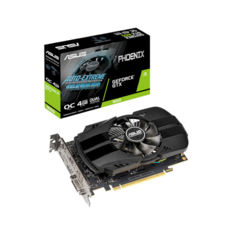 Asus GeForce GTX 1650 Phoenix 4Gb OC DDR5, 128-bit, HDMI/DP/DVI, 1710/8000 MHz (PH-GTX1650-O4G) 